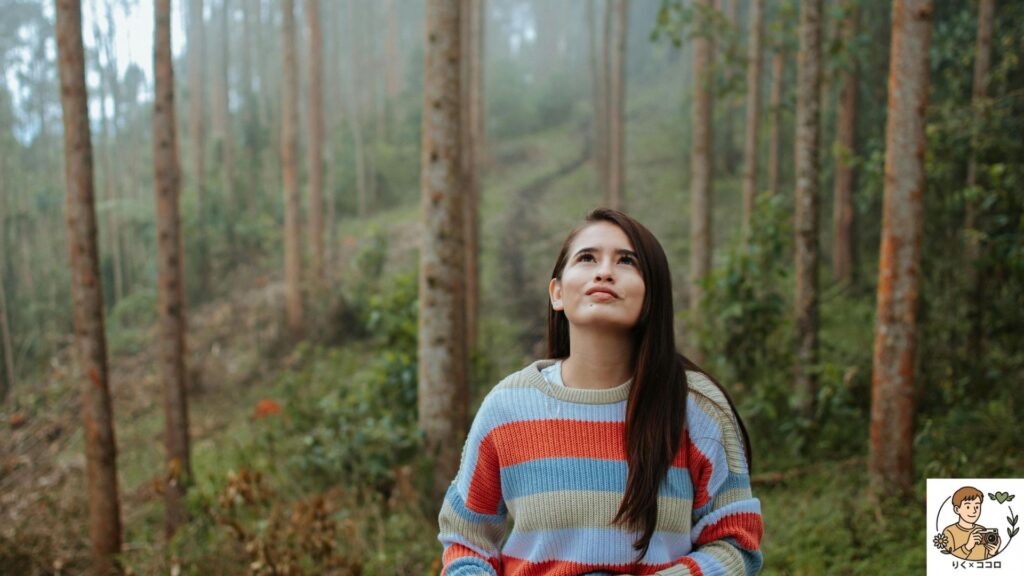 周りの目を気にせず心をリラックス！自信を取り戻す癒しのアウトドア体験3選。心のありかたを整えて人の目を気にせず自分他しく自分軸で事項肯定感高く、他人の評価に縛られない！